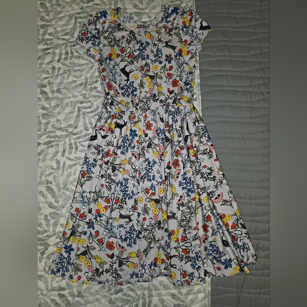 Girls Dot Dot Smile Twirl Dresss